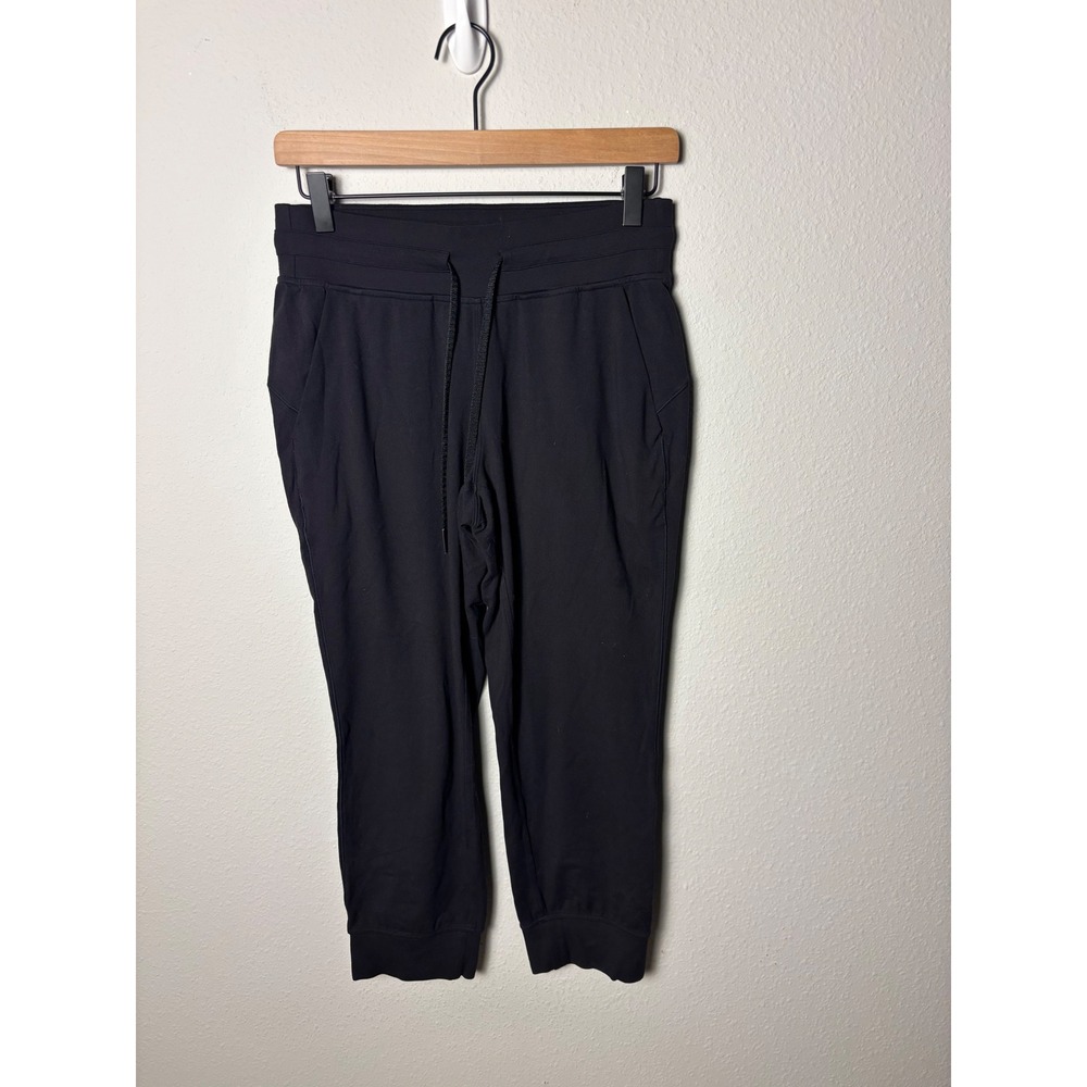 ☀️Lululemon Ready to Rulu Jogger Crop Black Size 6 Activewear Pants